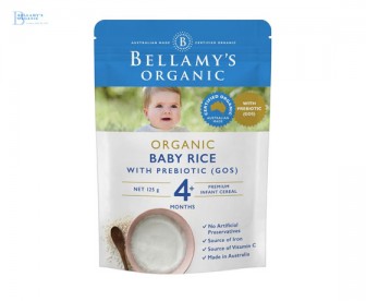 Bellamy's 贝拉米 有机婴儿米粉/辅食 125克(4个月以上适用) Bellamy's 贝拉米 有机婴儿米粉/辅食 125克(4个月以上适用)